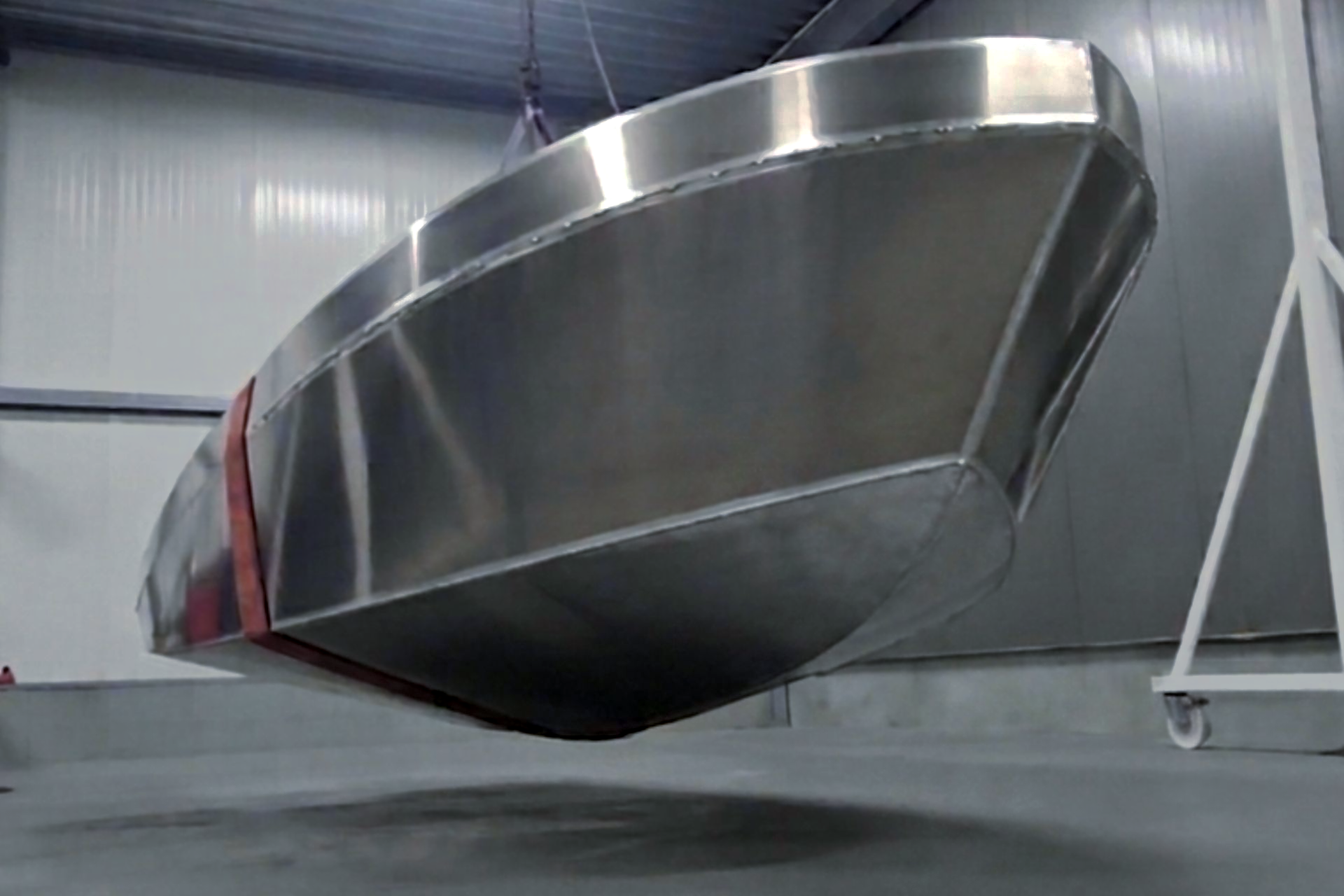 HAVERDESIGN Aluminium casco visboot gebouwd in de werkplaats Drachten, Friesland