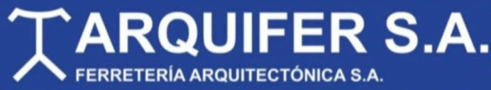 Un logotipo azul y blanco para Tarquifer SA