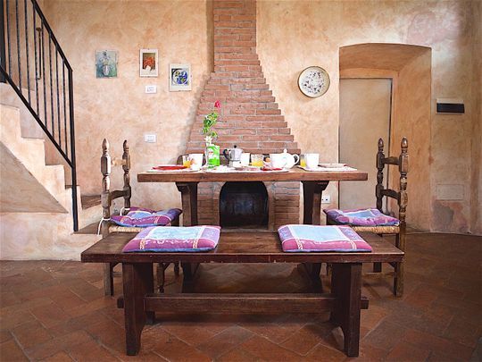 Zona living accogliente nell’Agriturismo I Pitti vicino Pistoia