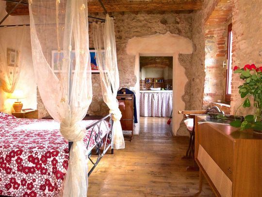 Camera matrimoniale Appartamento Principessa in agriturismo di charme vicino Pistoia
