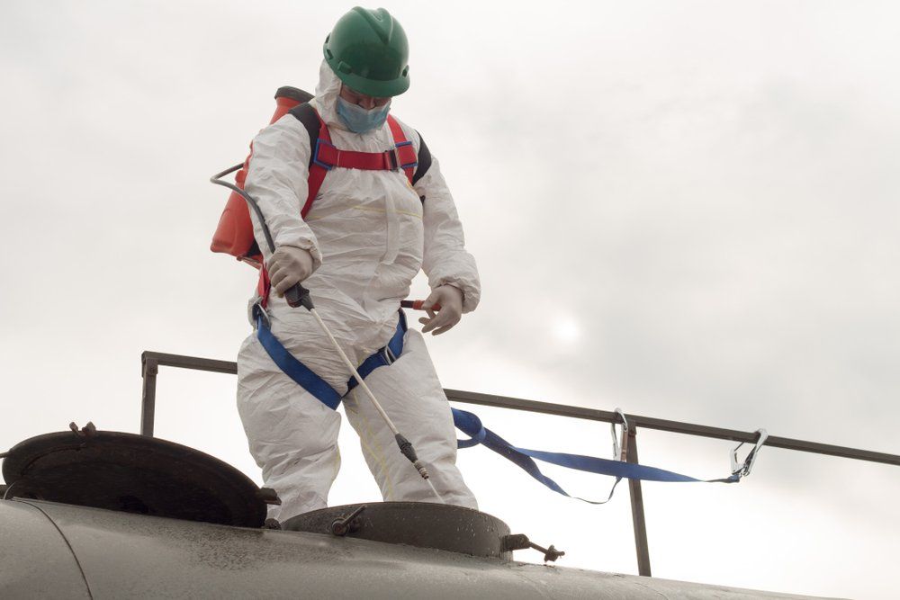Cleaning And Disinfecting Water Storage Tank — Barney’s Tank Cleaning in Morisset, NSW