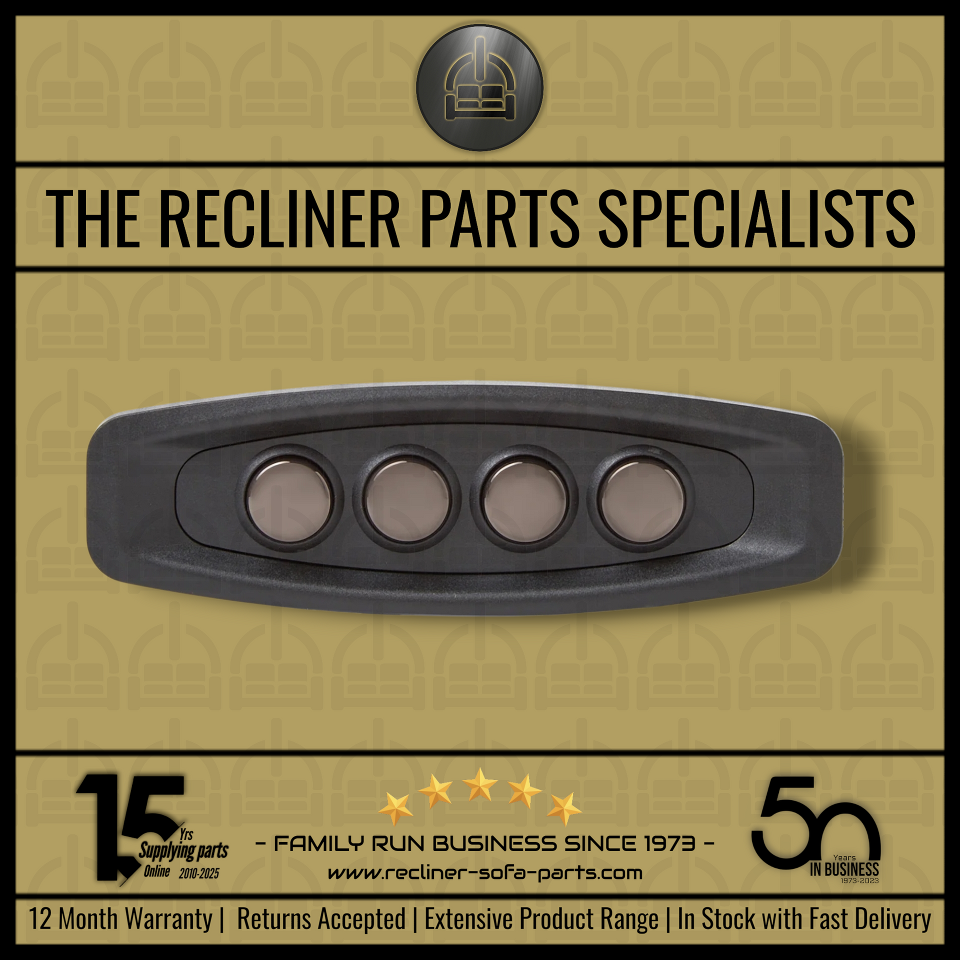 Kaidi ' KDH147-003 ' 4 button' Recliner switch control