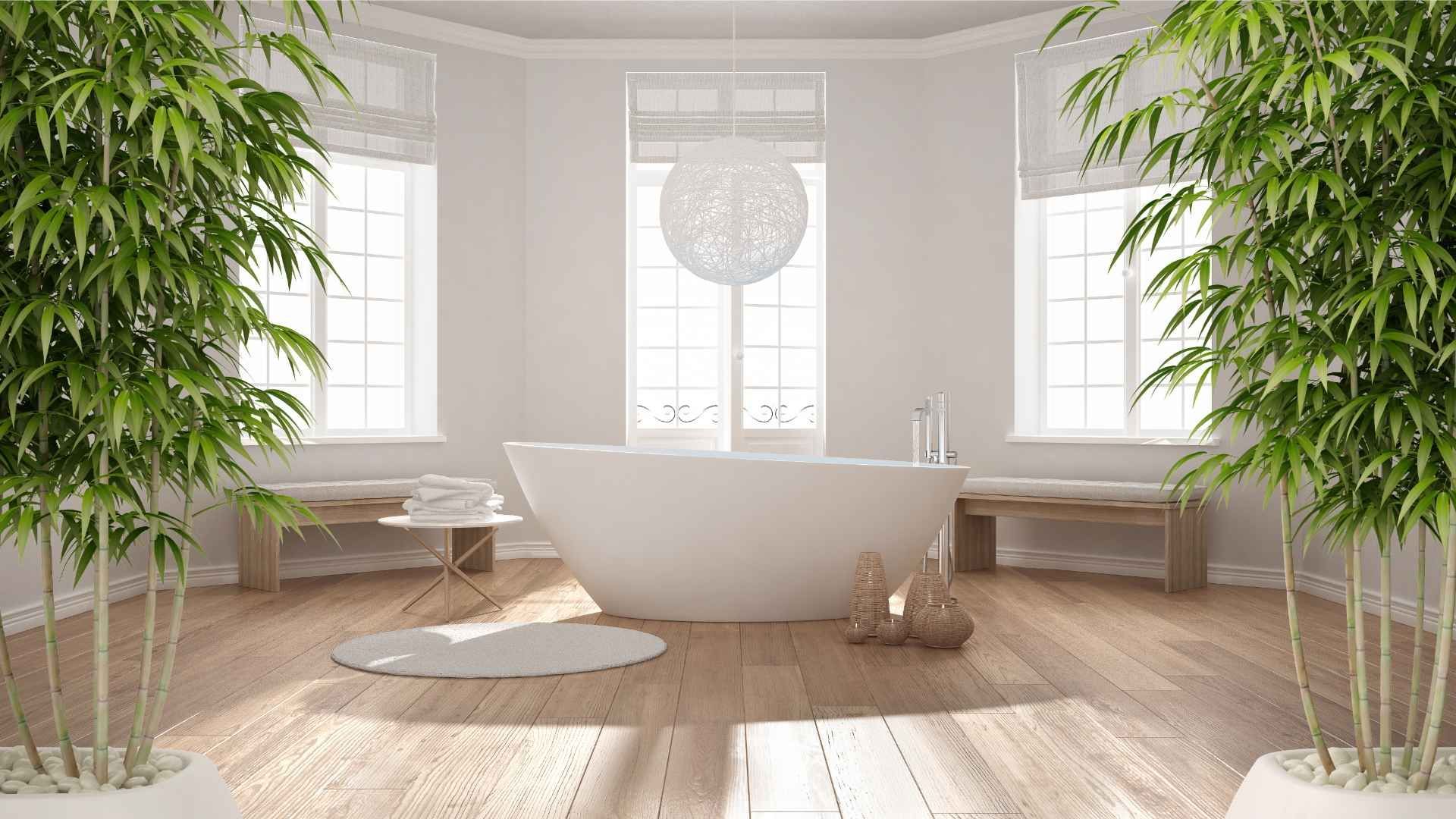 modern zen bathroom