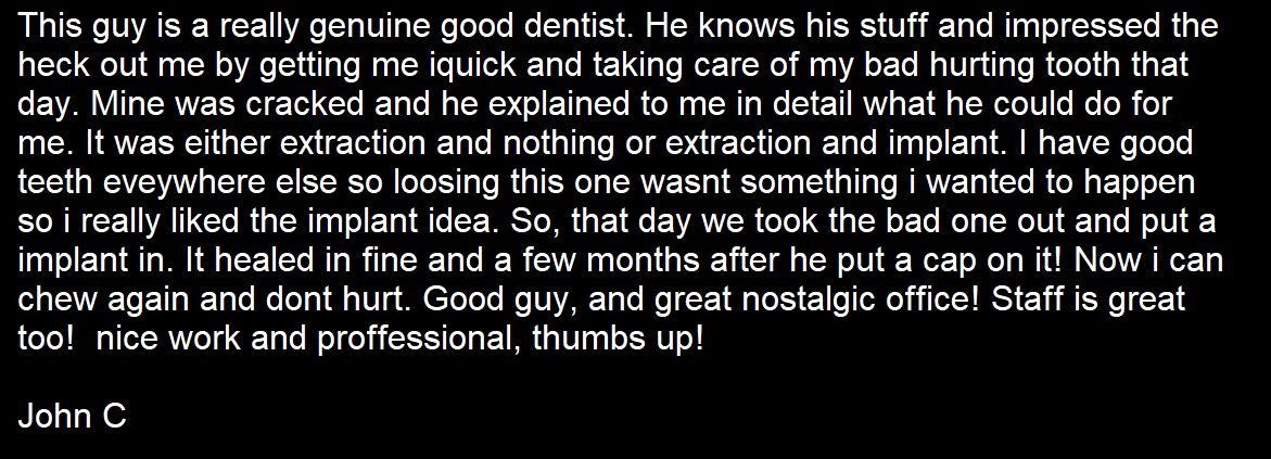 yelp review 18 : 5 star  review  not posted 