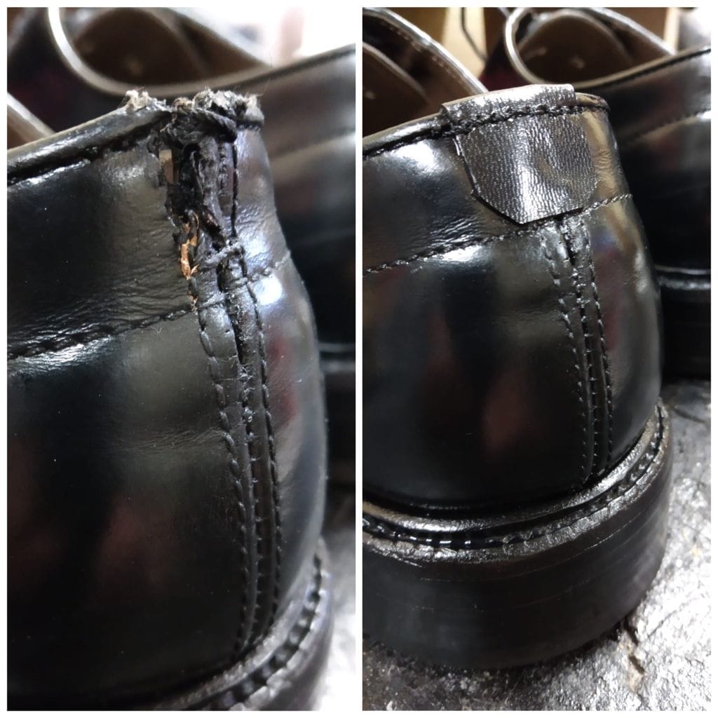 Riparazione scarpe in pelle