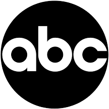 The abc logo is in a black circle on a white background.