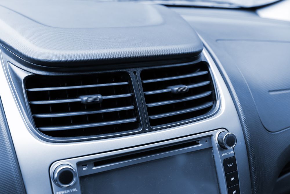 Car Dashboard Center Console With Air Vents and Infotainment Screen — Wingham Mechanical in Wingham, NSW