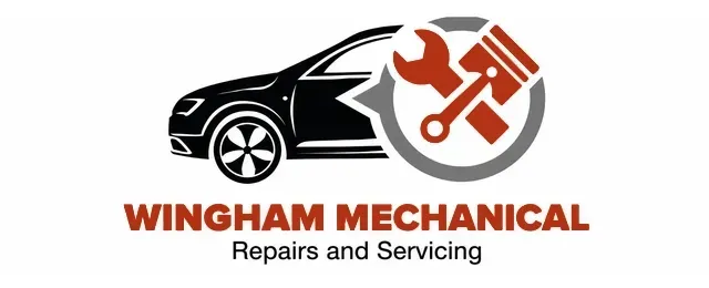 Your Local Mechanic in Wingham Wingham Mechanical logo with black car and orange wrench icon, “Repairs and Servicing” text
