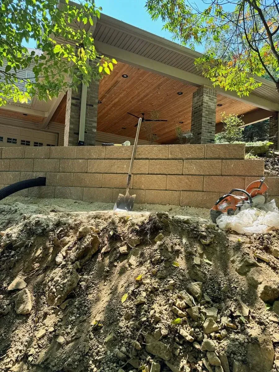 custom hardscape design in cedar hill mo