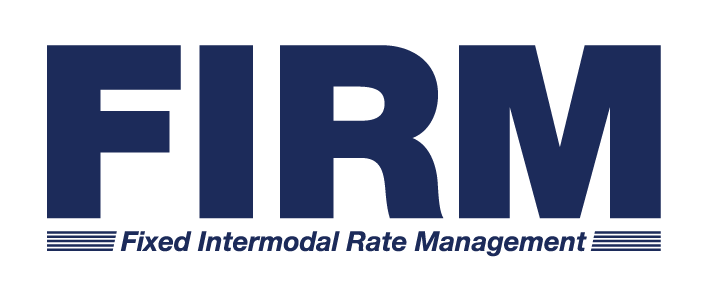 FIRM logo in blue with the tagline “Fixed Intermodal Rate Management” underneath