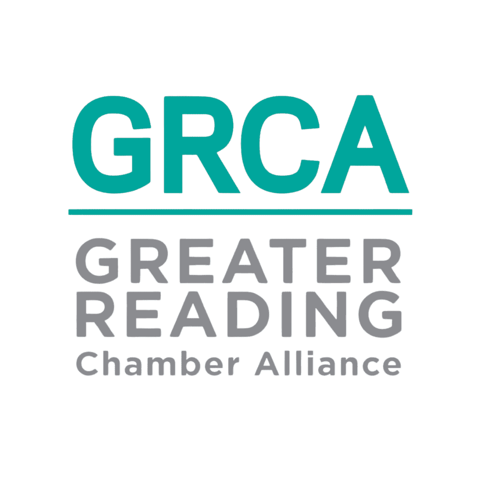 Logo for the Greater Reading Chamber Alliance, featuring teal