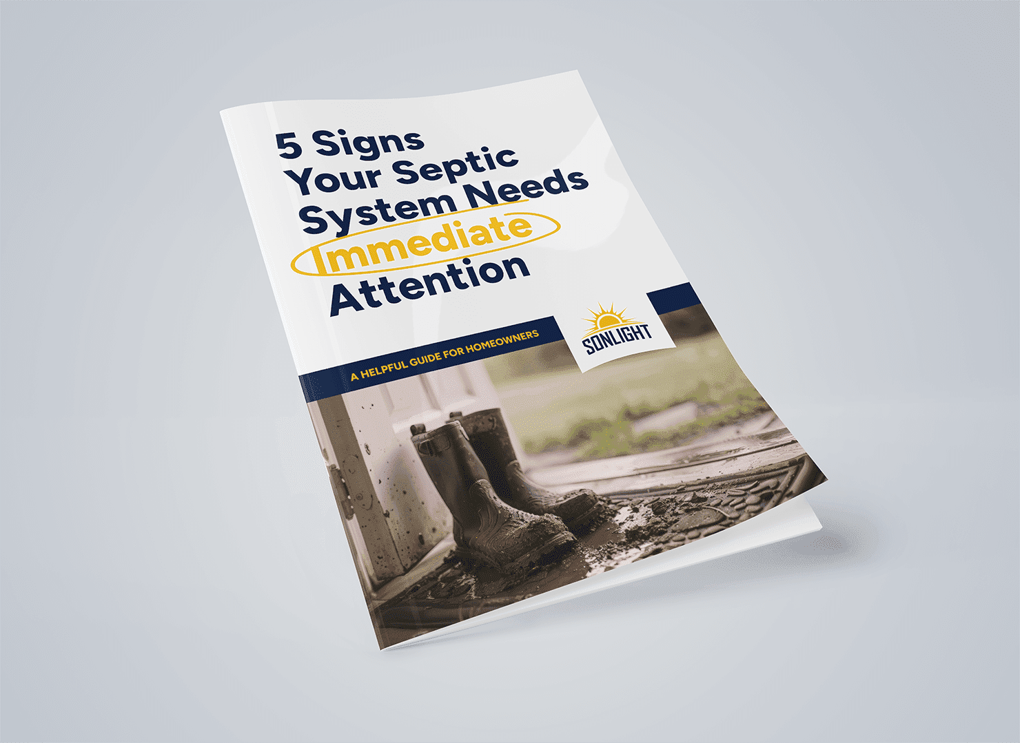 A brochure cover titled