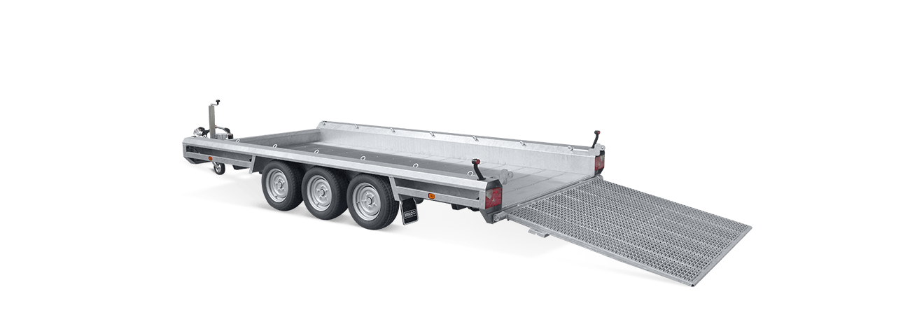 oprijklep machinetransporter