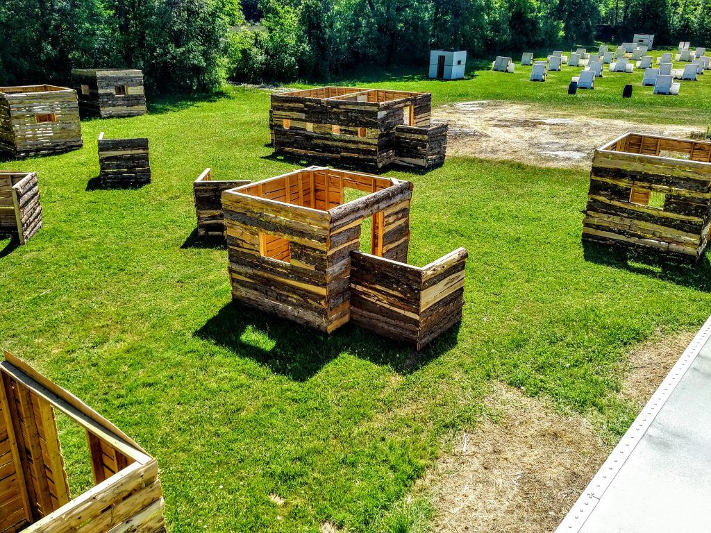 Marked Paintball Sawmill - Center Course
