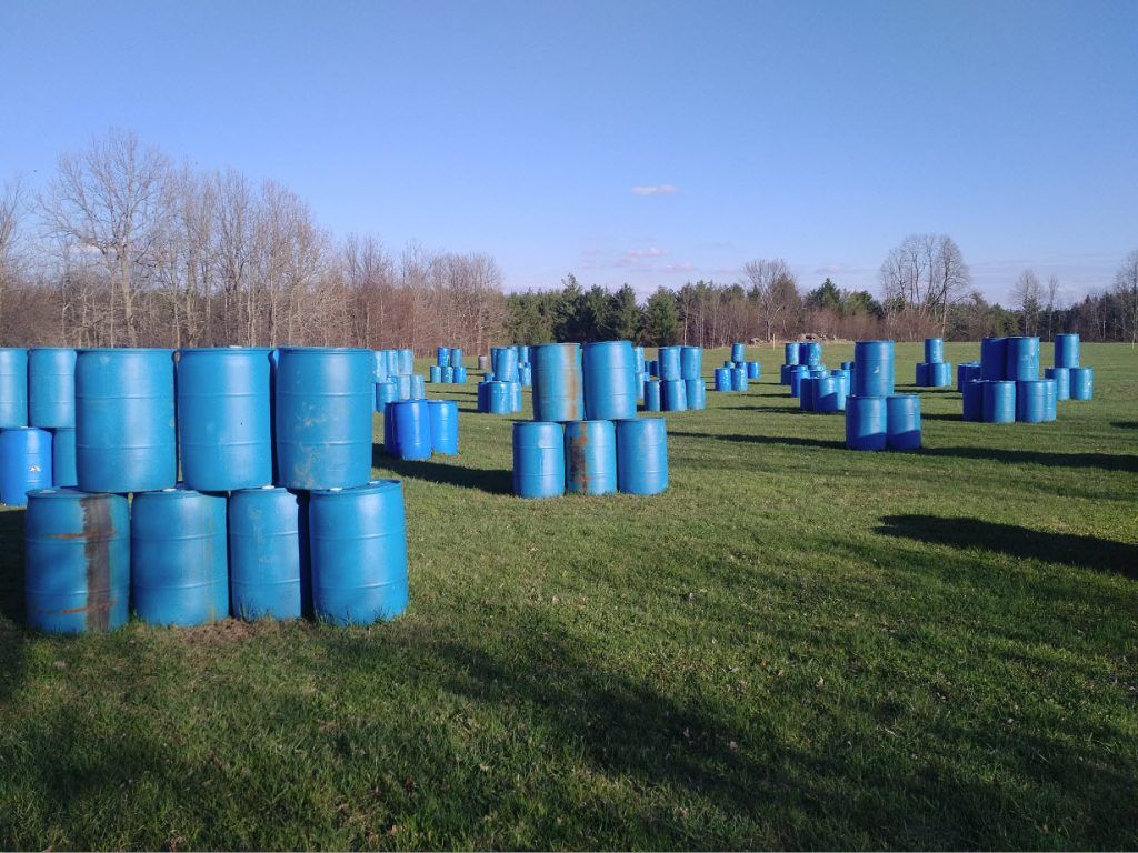 Marked Paintball Domination Paintball Field Corner