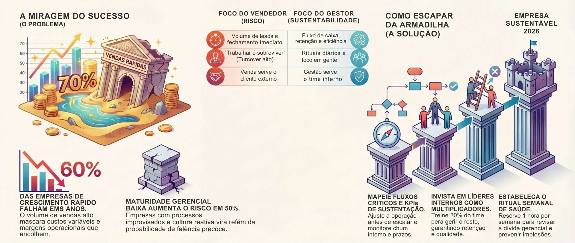 a miragem do sucesso, gestão de pessoas, recrutamento e seleção