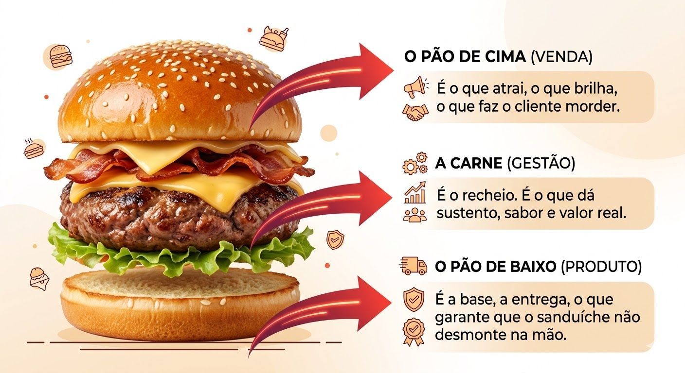 sanduiche da gestão