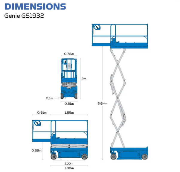 A Red Scissor Lift is on a Trailer in Front of a Building — Innisfail Auto Electrics Pty Ltd in Mundoo, QLD