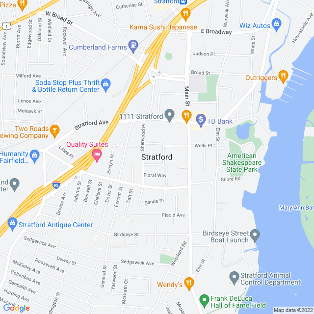 Map of business location