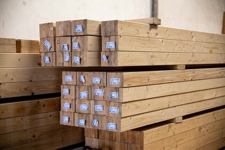 travi in legno