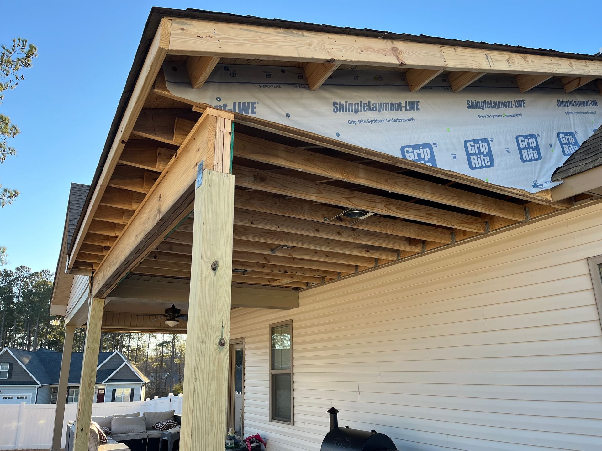 Patio Build In Progress