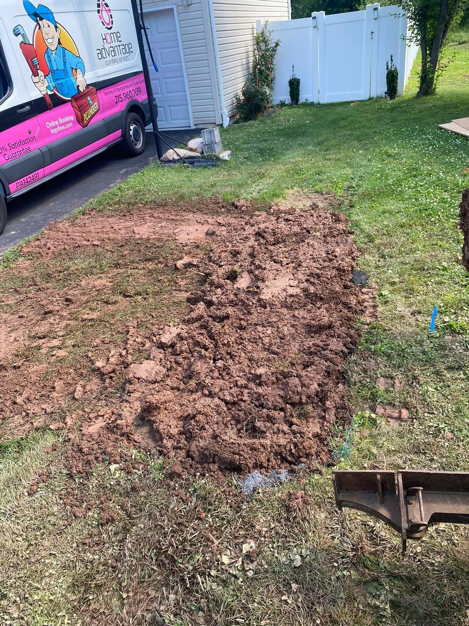 Home Advantage plumbing work
