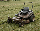 Zero-turn mower used for lawn mowing