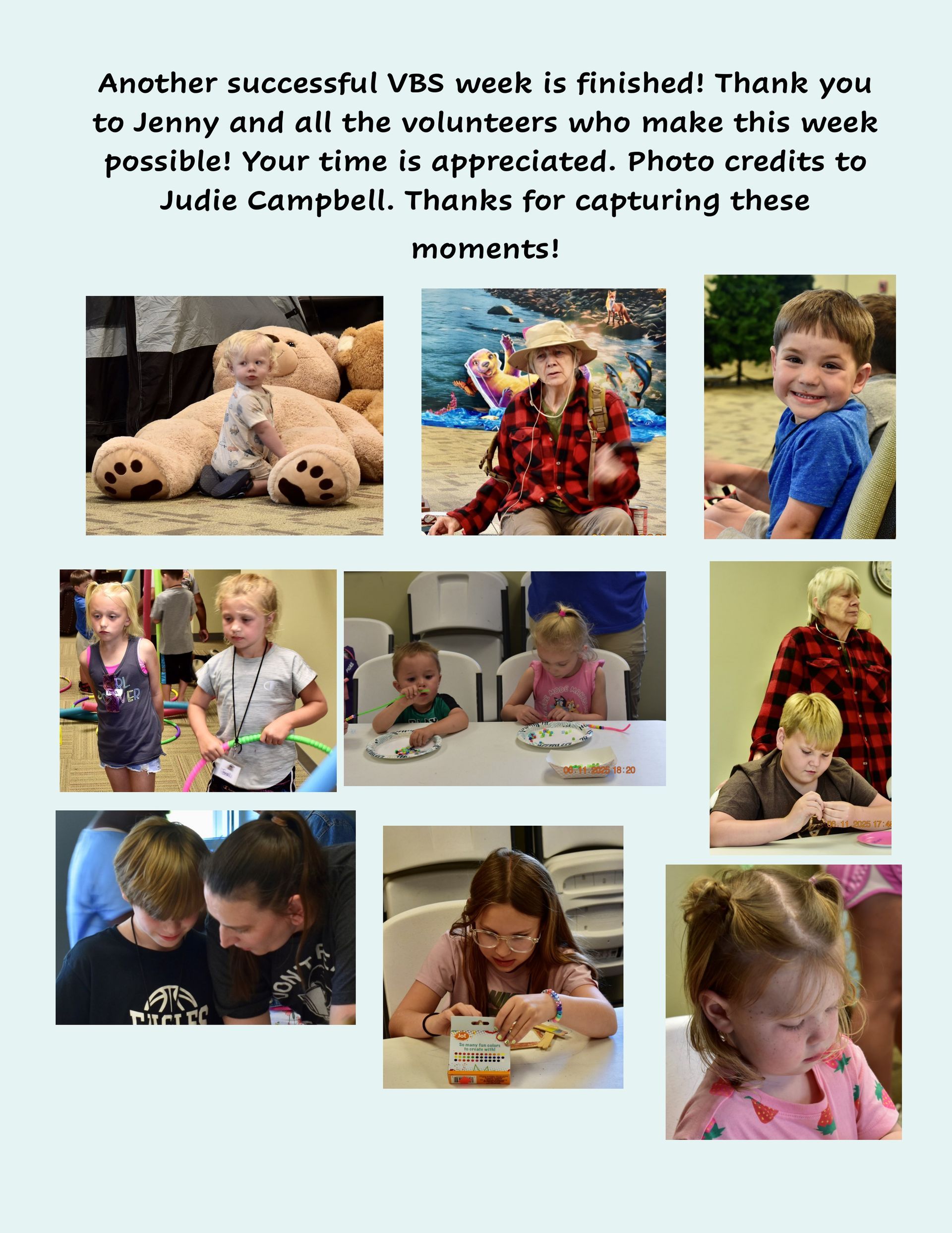 A collage of photos from a successful event, with people smiling and participating in activities.