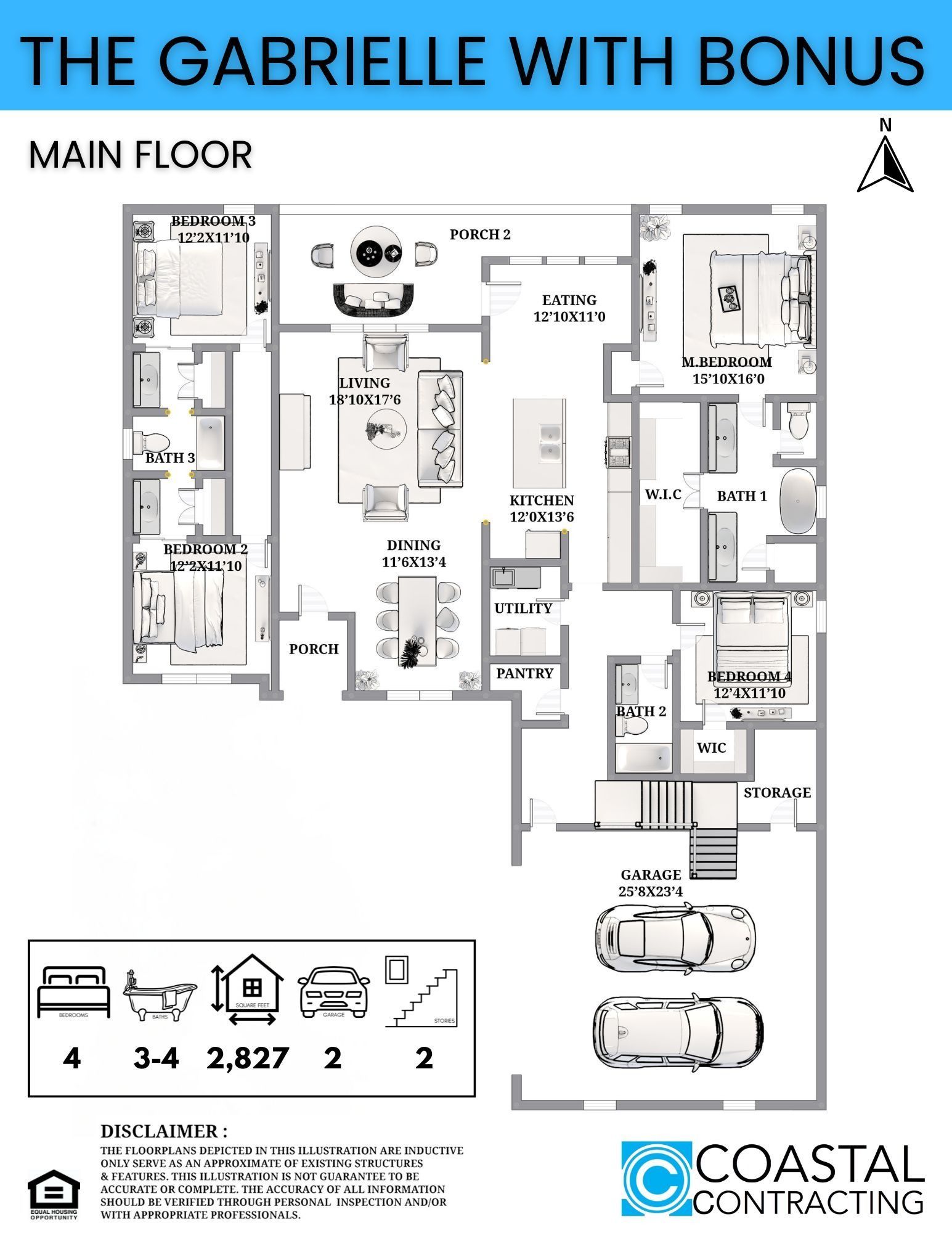 Floor plan: Main floor layout of