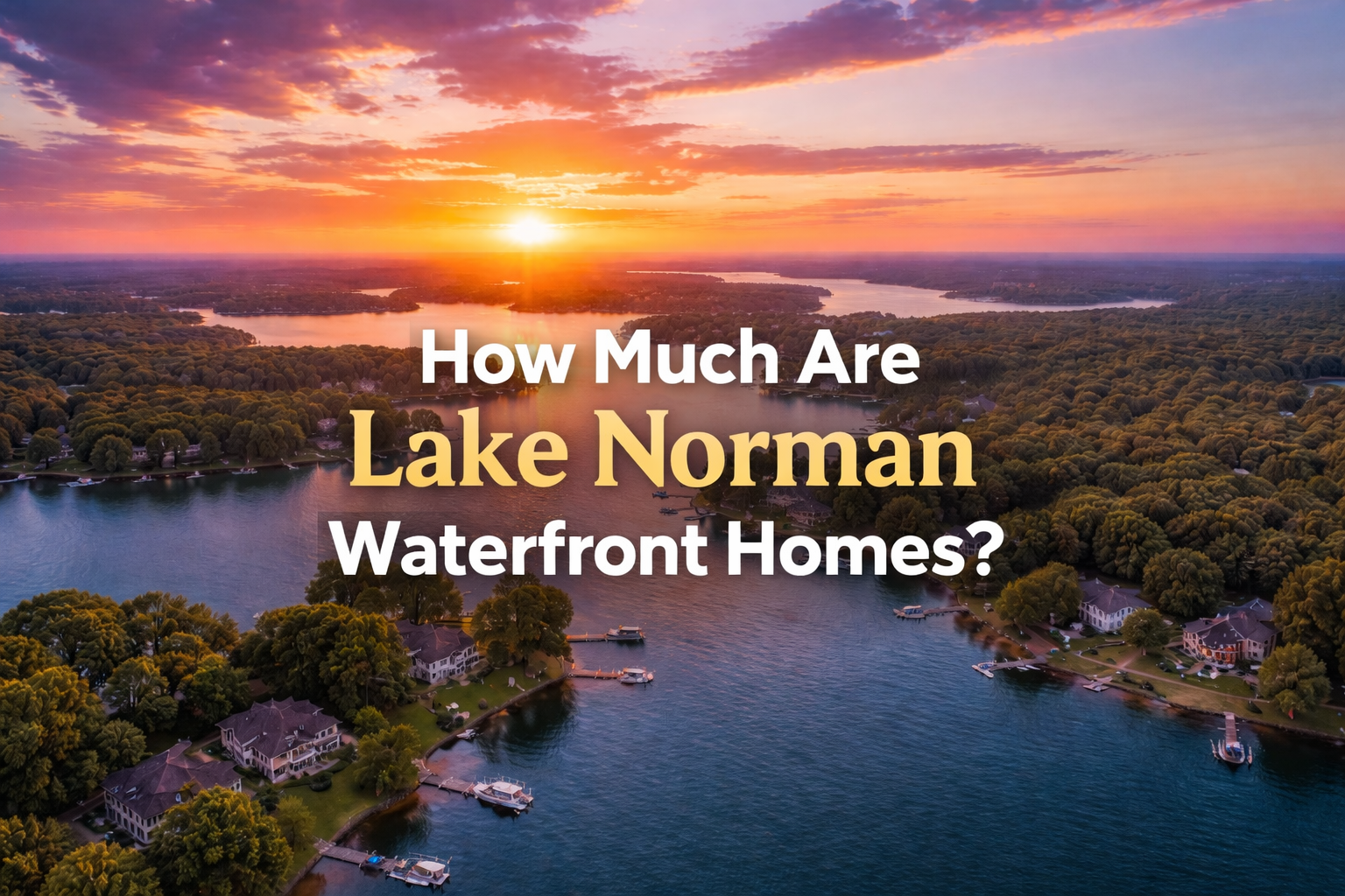 Lake Norman waterfront homes pricing Q1 2026 market data analysis