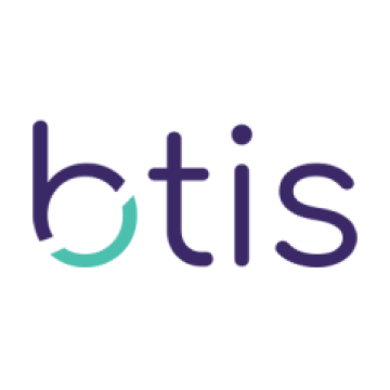 A logo for a company called btis