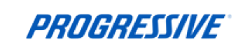Progressive logo in blue text on a white background