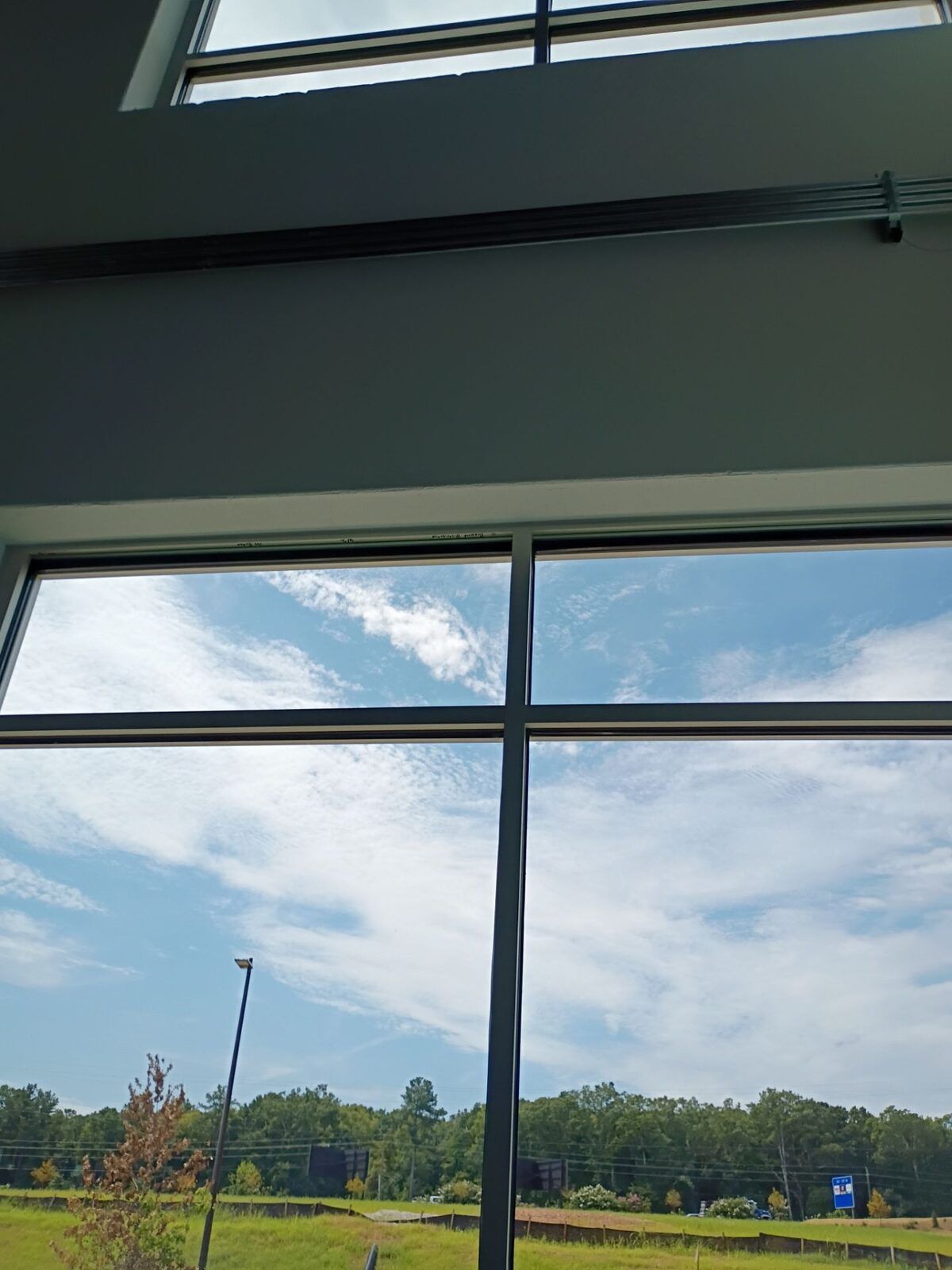 Aluminum-framed commercial glass storefront installed by Architectural Glazing Systems at Dogwood Bu