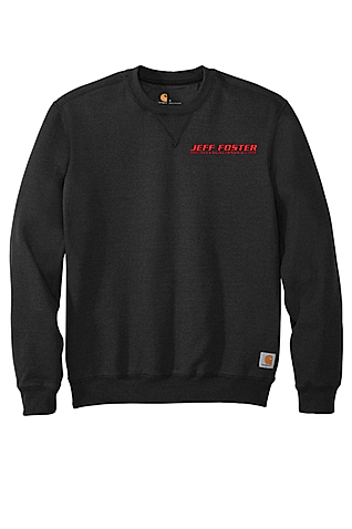 Black Carhartt sweatshirt with red text 