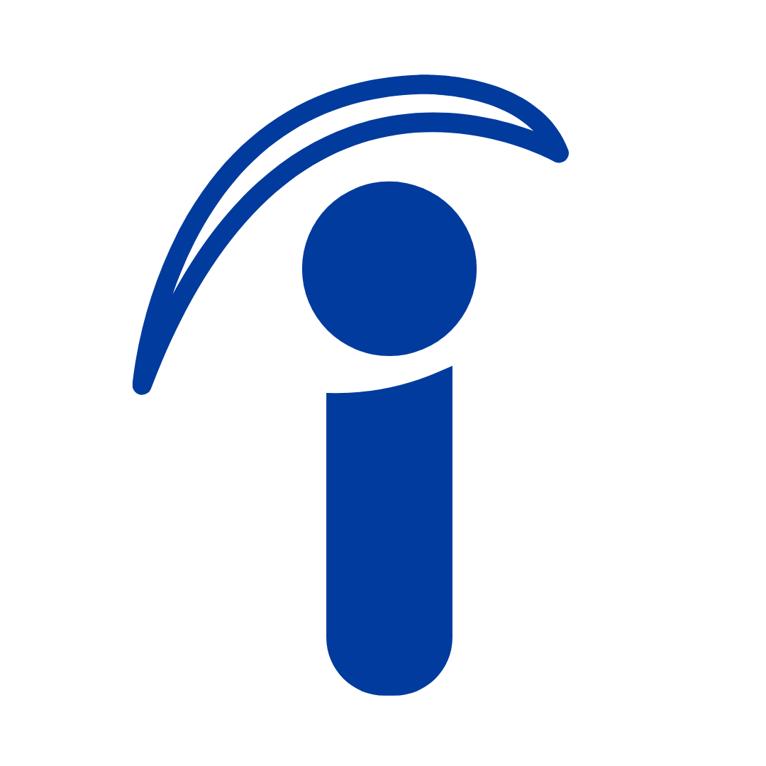 A blue icon of a person with a hammer on a white background.