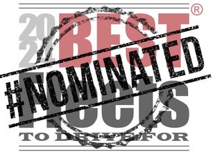 A stamp that says #nominated to do it for