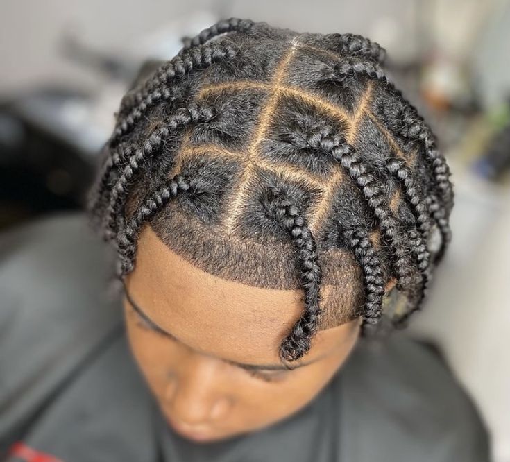 Photo of a man with  natural hairstyle