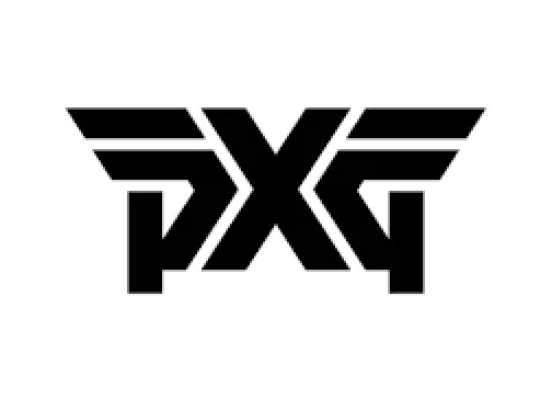 Black PXG logo: stacked letters 