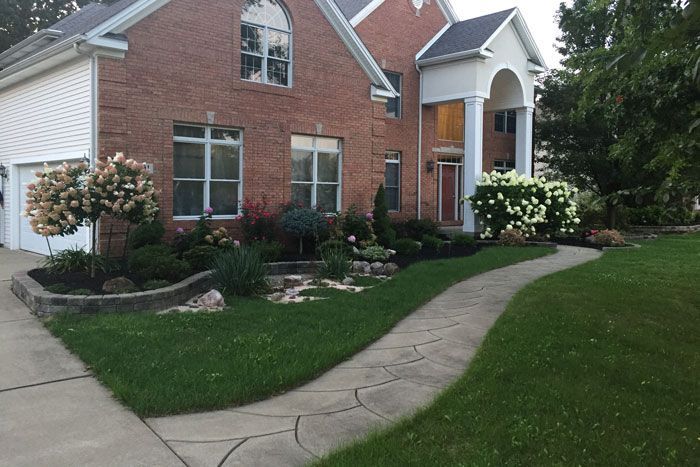 house and front yard