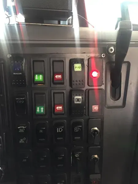Close-up of a Vehicle Dashboard Control Panel — Mid North Coast Heavy Vehicle Repairs In Wauchope, NSW