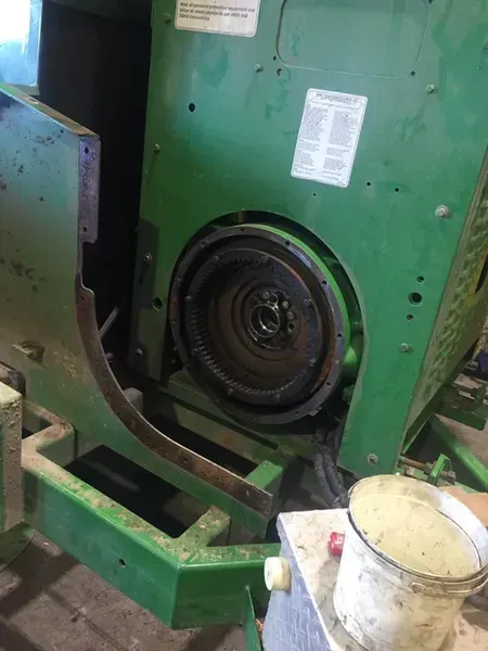 A  Machine With a Circular Engine Flywheel — Mid North Coast Heavy Vehicle Repairs In Wauchope, NSW