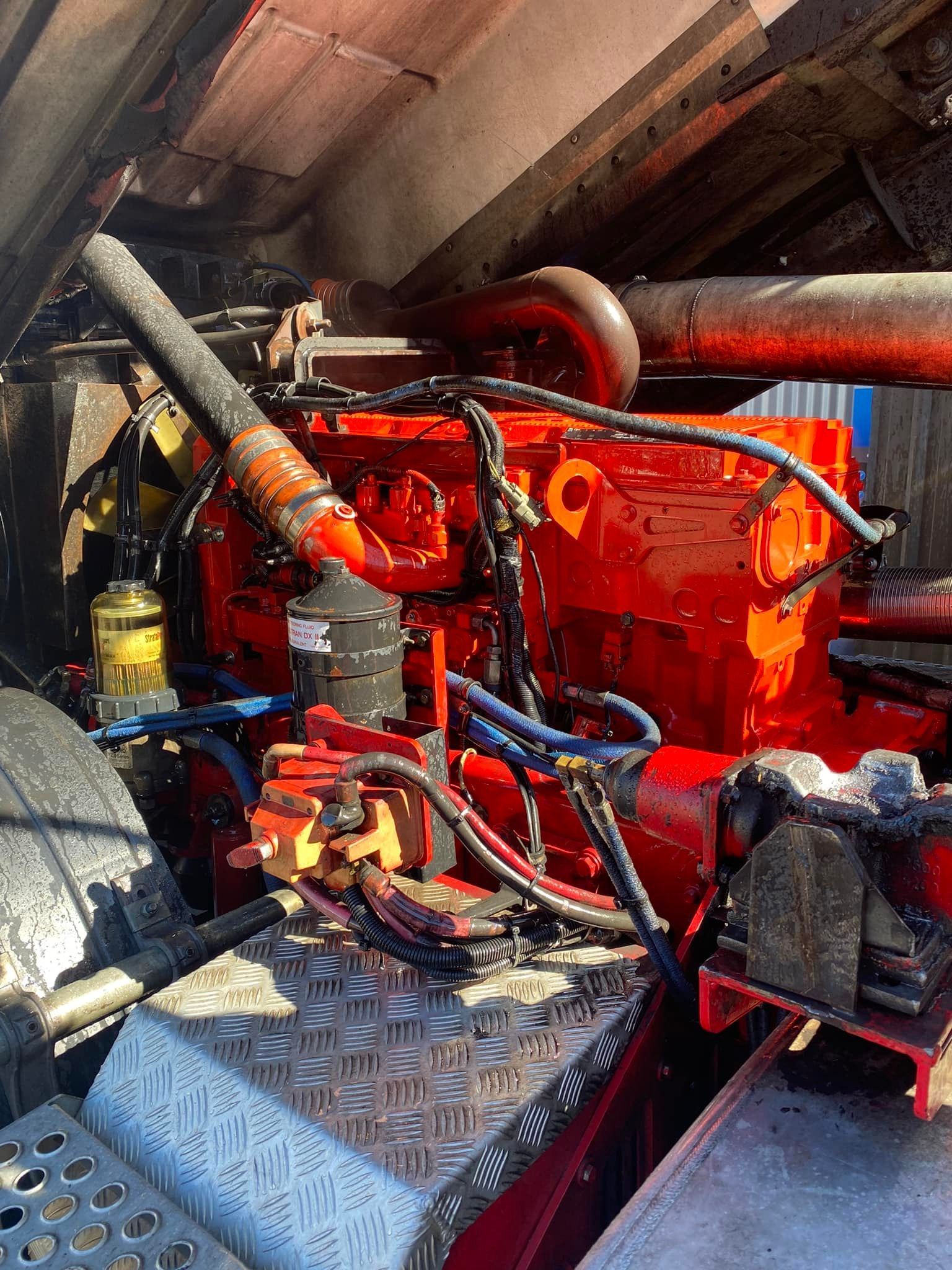 The Engine Bay of a Heavy-duty Truck — Mid North Coast Heavy Vehicle Repairs In Thrumster, NSW