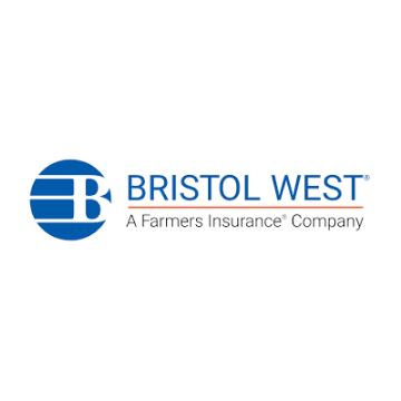 The Bristol West logo, featuring a blue circular icon with the letter