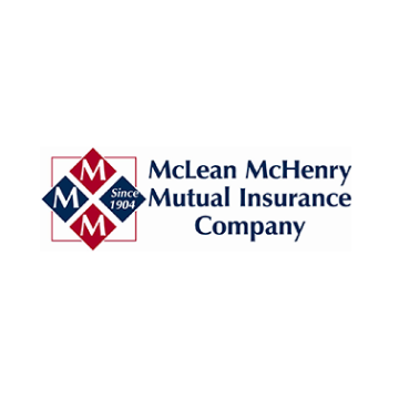 Logo for McLean McHenry Mutual Insurance Company, featuring a four-diamond symbol with