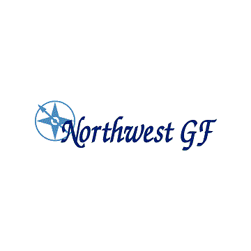 A blue compass rose logo next to the dark blue text