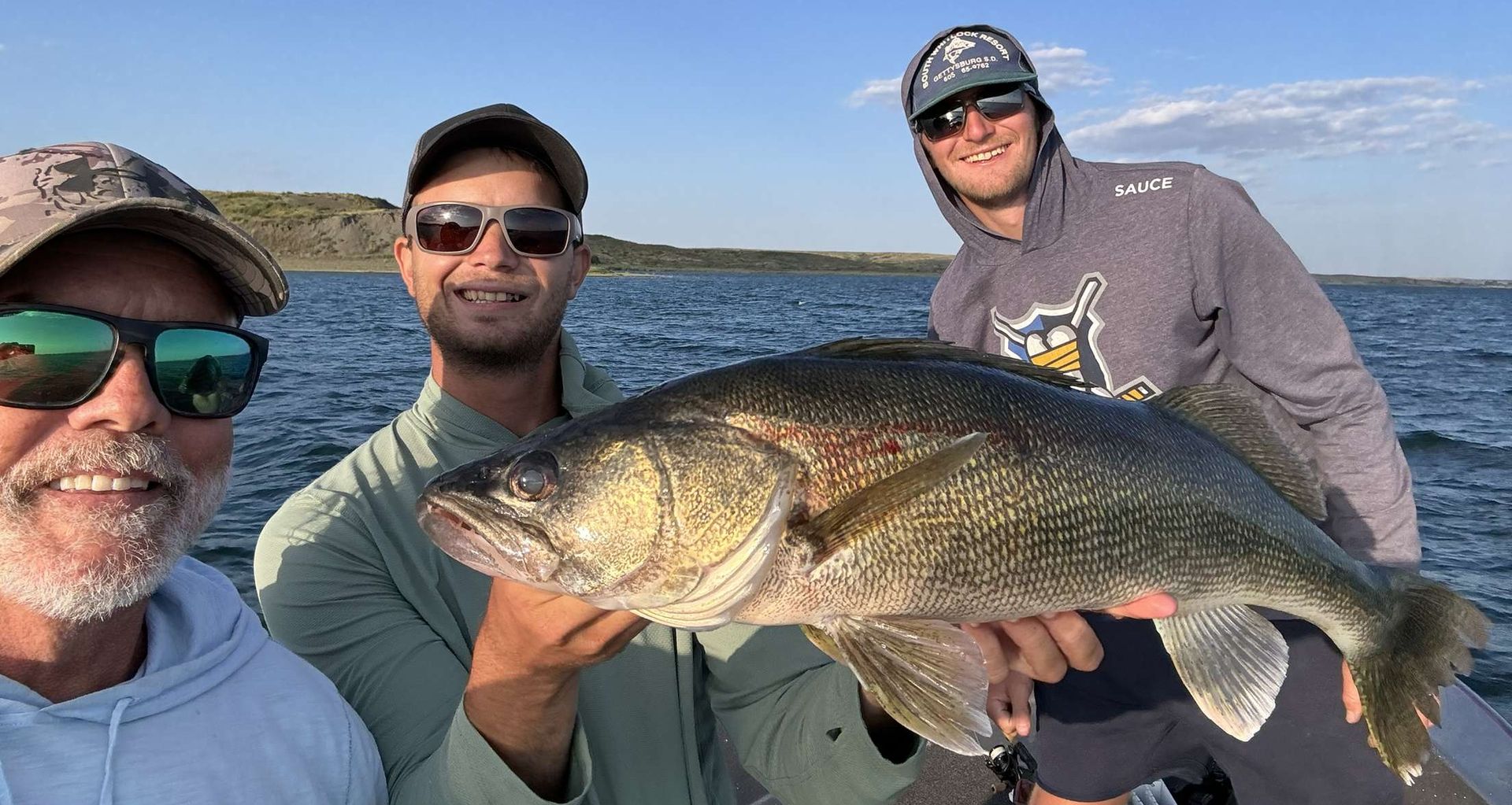 Lake Oahe Fishing - Gettysburg - Whitlock Bay