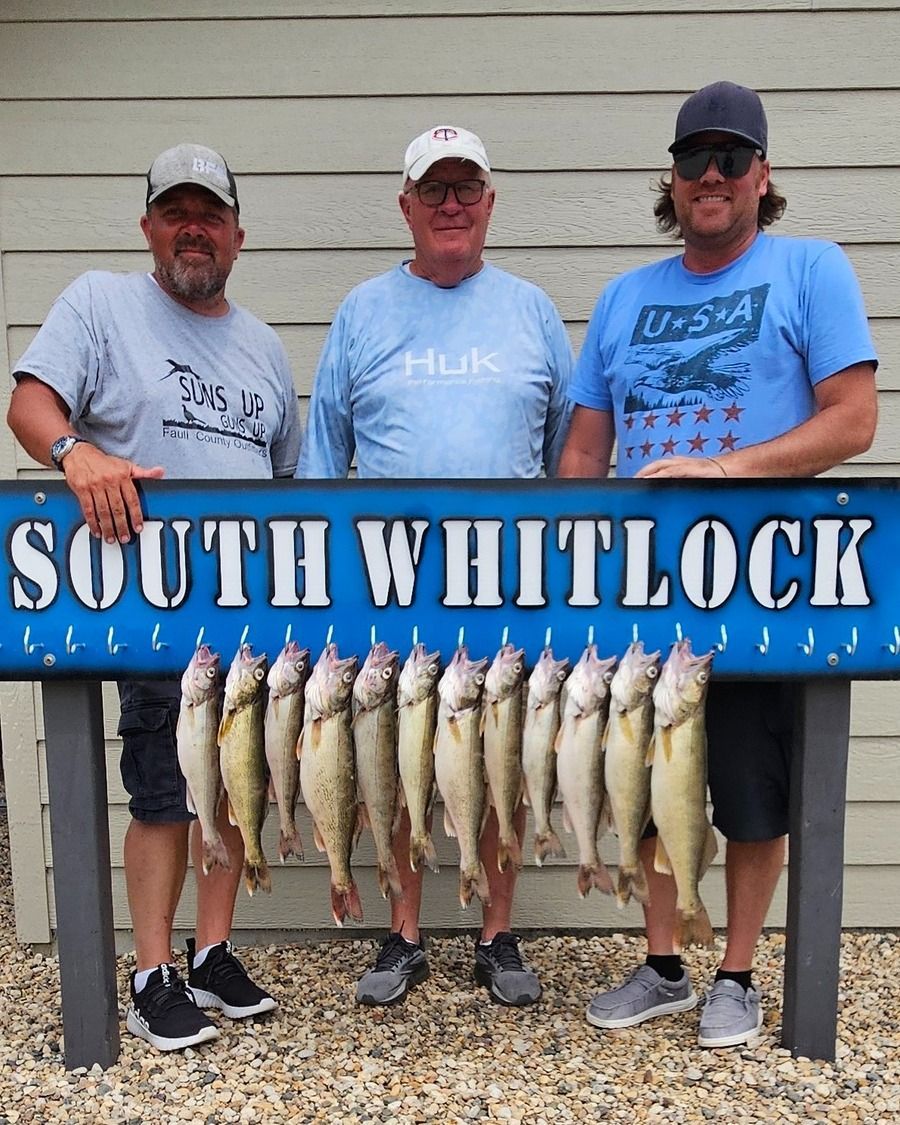 Lake Oahe Walleye Fishing - Whitlock Bay - Gettysburg, SD