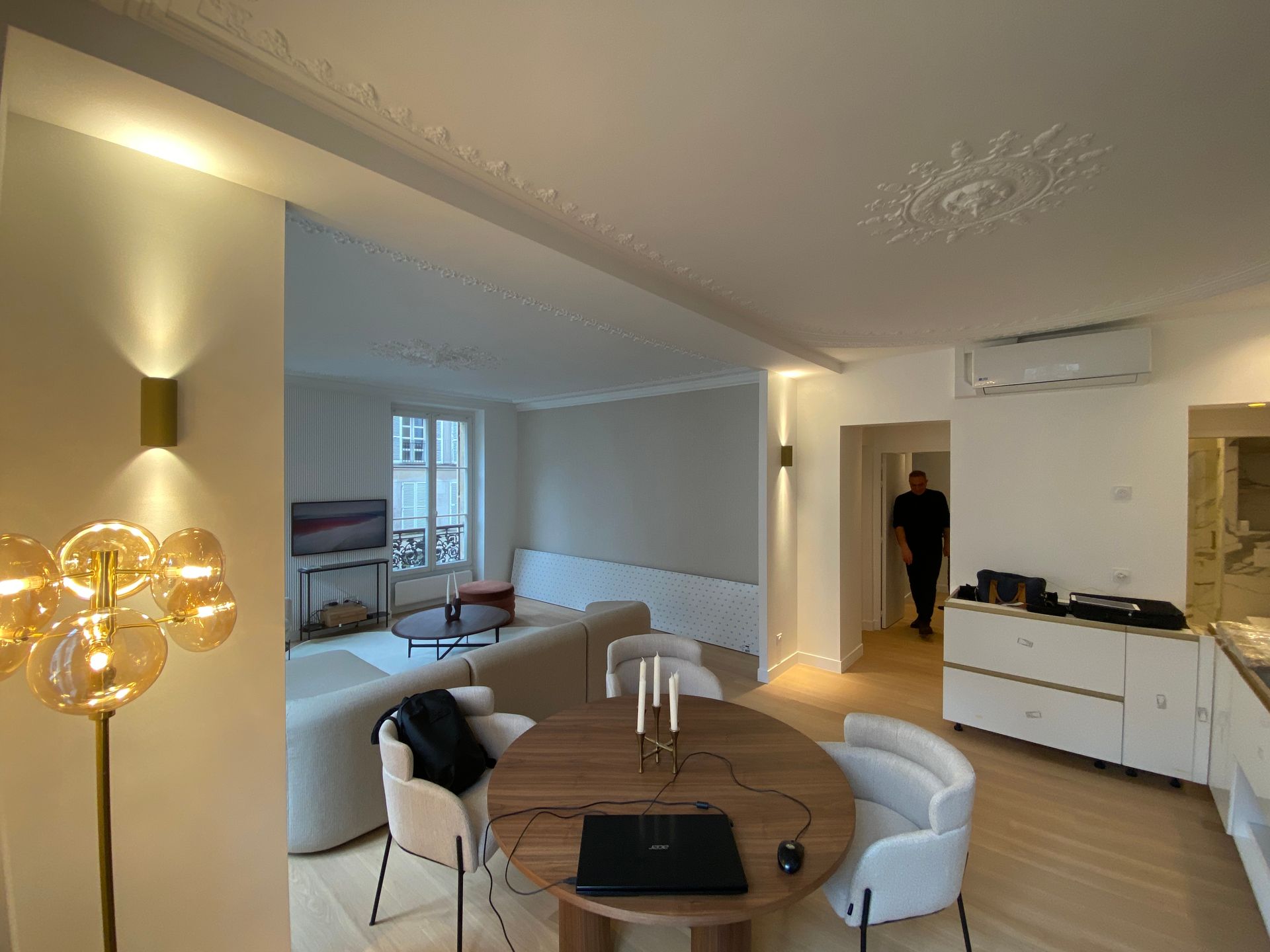 Rénovation appartement Haussmanen