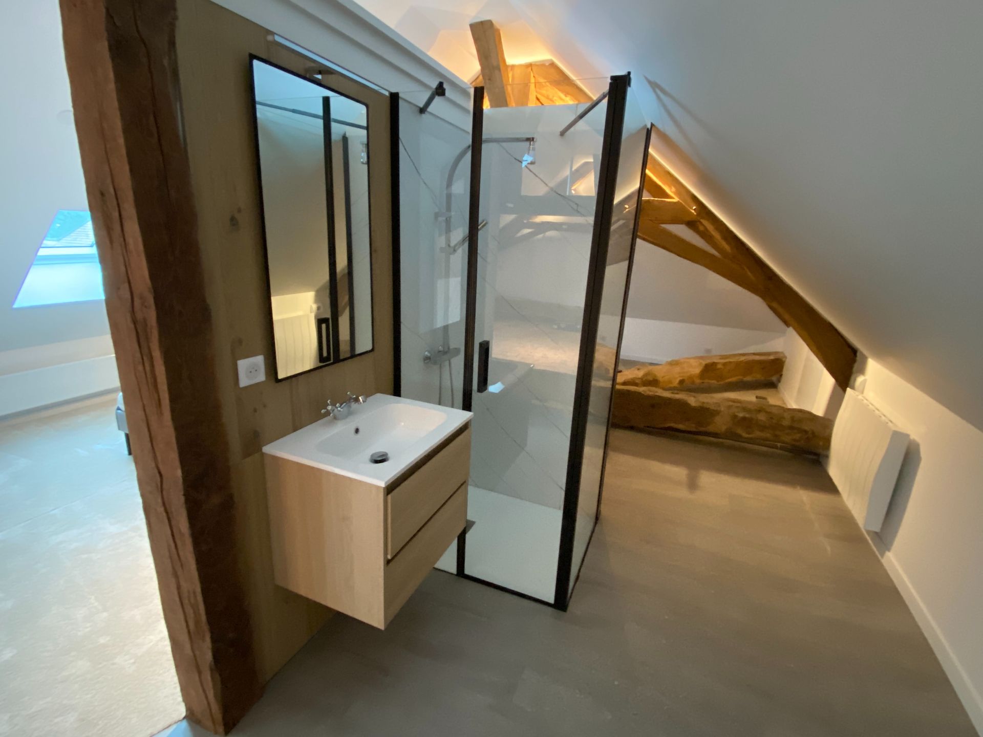 Rénovation d'un appartement dans un château
