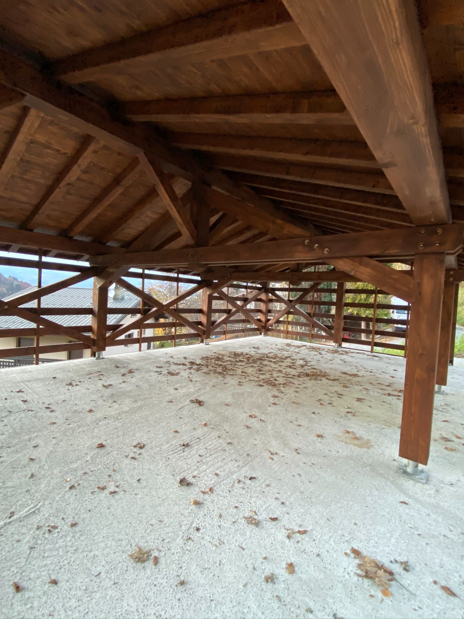 Construction d'un garage et carport
